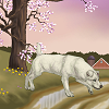 custom by #8239: A nice spring background for your pet!
